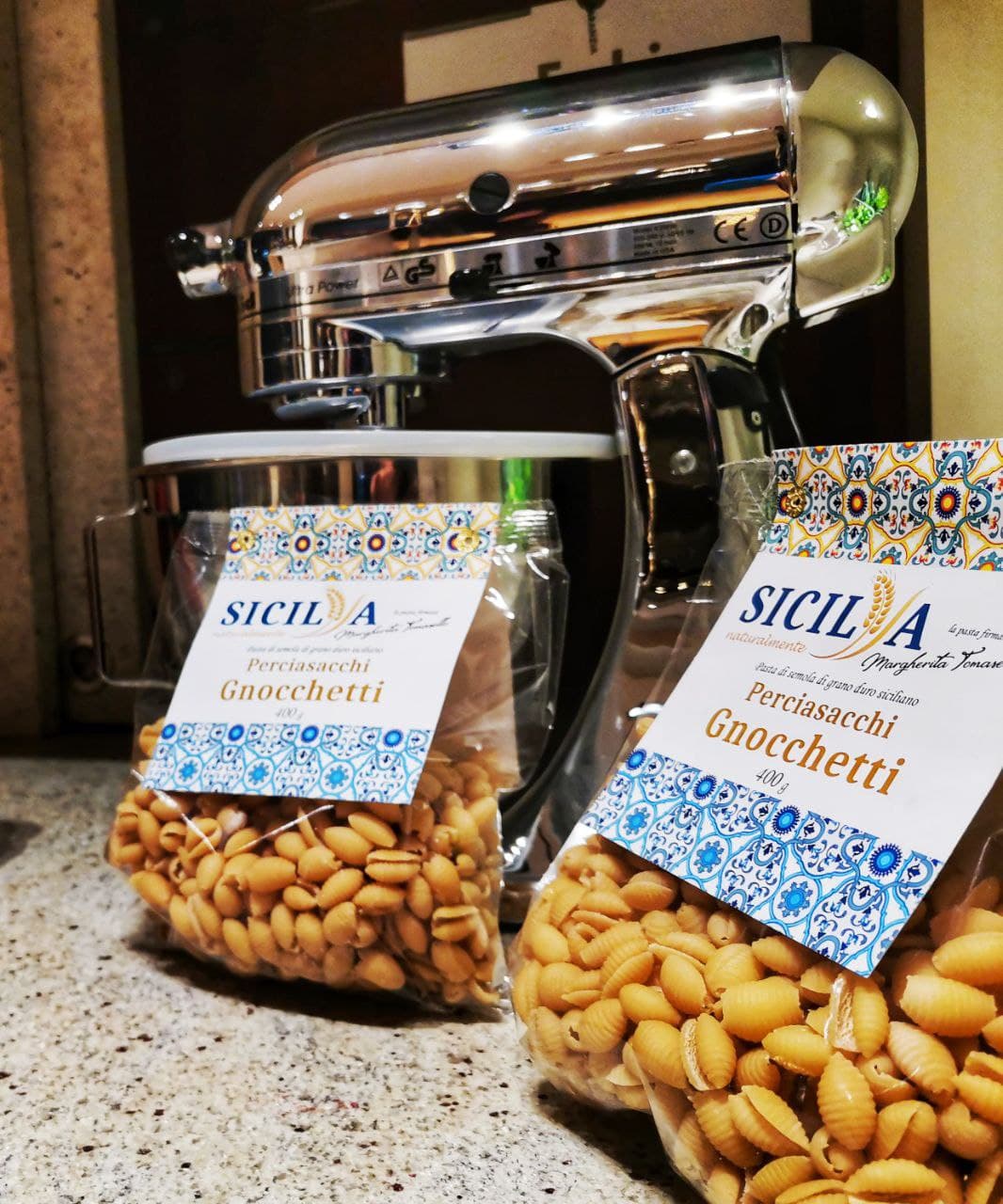 Due confezioni di Gnocchetti Perciasacchi da 400 grammi